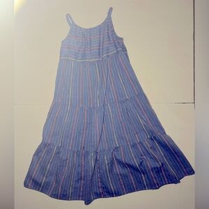Blue Striped Kids Dress sun dress size 5T
